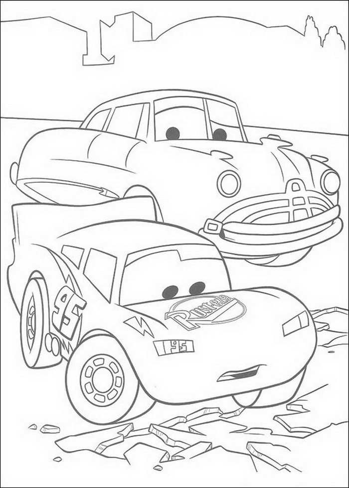 Kids-n-fun.com | Coloring page Cars (Pixar) Cars (Pixar)